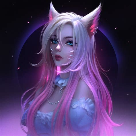 ahri fanart|ahri animated wallpaper.